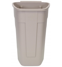 Pubela cu roti, fara capac, 100L, plastic rezistent, colectare selectiva, bej, 1 buc - Rubbermaid