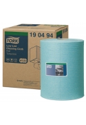 Laveta industriala turcoaz pentru stergeri diverse Low-Lint, hartie rezistenta fara scamosare - Tork