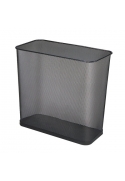 Cos gunoi din metal Concept Collection birou 28.4 L, negru - Rubbermaid