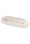 Mop plat Damp Basic cu buzunar 80 cm, alb - Vermop