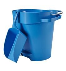 Scafa 2 L, metal detectabila, pentru manipularea ingredientelor din industria alimentara - Vikan
