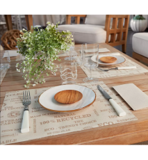 Suport farfurie (placemat) din hartie, Fato Natural, 125 buc/set - Lucart KFT