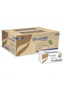 Prosoape de maini din hartie, pliate in Z, 3 straturi, trafic mediu, 198 foi/pachet, Econatural Z - Lucart