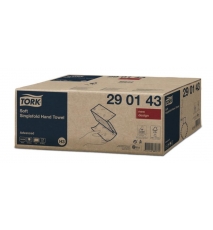 Pachet prosoape din hartie Tork H3 290143, pliate in ZZ, 2 straturi, alb, 250 foi / pachet - Tork