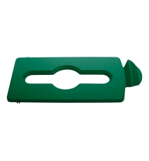 SJRS - Capac cu insertie pentru deseuri mixte, verde