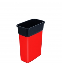 Container mediu colectare selectiva deseuri Selecto Premium 55L, rosu
