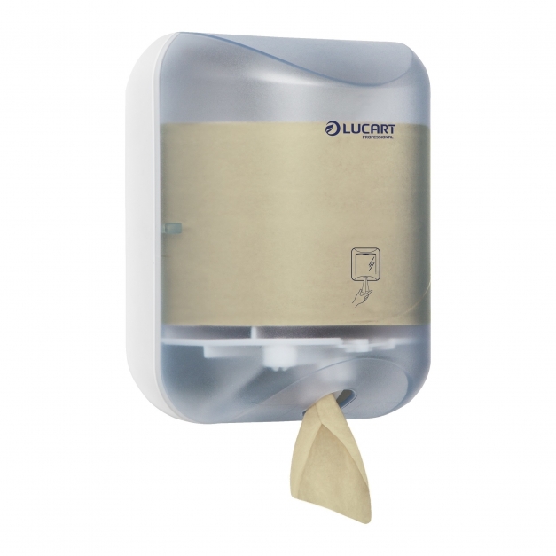 Dispenser hartie igienica rola compacta, albastru - Lucart L-One Mini