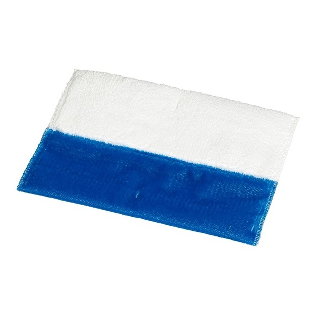 Mop plat Twix abraziv 30 cm, alb/albastru