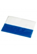 Mop plat Twix abraziv 30 cm, alb/albastru