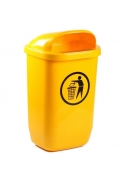Cos gunoi stradal 50 L, galben