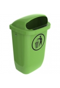Cos gunoi stradal 50 L, verde