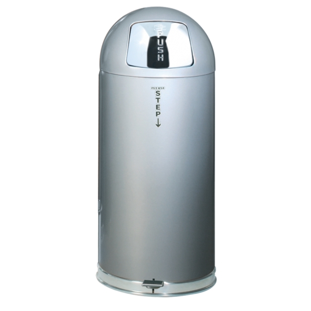 Cos gunoi EasyStep inox galvanizat 56 L