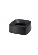 Capac patrat tip palnie pentru container Iris/Modo, negru