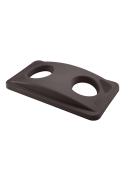 Capac deseuri sticla pentru containere Slim Jim 60 L/87 L, maro