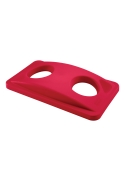 Capac deseuri sticla pentru containere Slim Jim 60 L/87 L, rosu