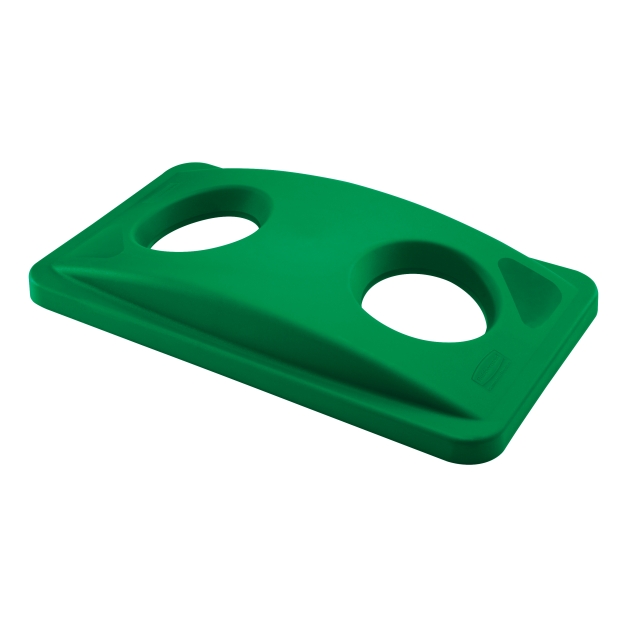 Capac deseuri sticla pentru containere Slim Jim 60 L/87 L, verde