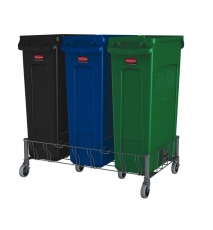Carucior inox Slim Jim Triple (triplu)