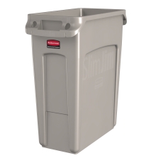 Container Slim Jim cu canale de ventilare 60 L, crem