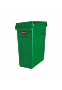 Container Slim Jim cu canale de ventilare 60 L, verde