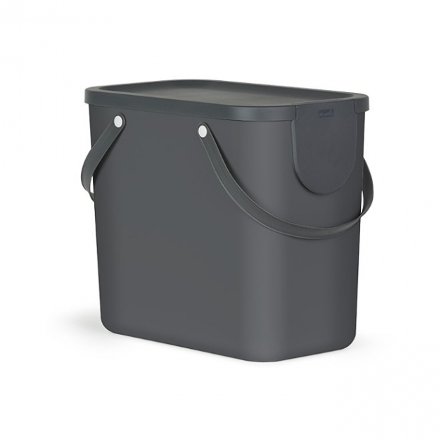 Cos colectare selectiva deseuri Albula 25L, antracit Cos colectare selectiva deseuri Albula 25L, antracit