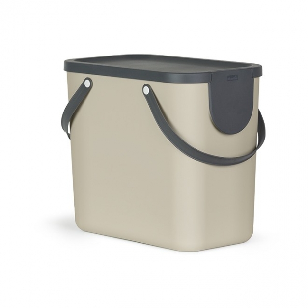 Cos colectare selectiva deseuri Albula 25L, capuccino Cos colectare selectiva deseuri Albula 25L, capuccino
