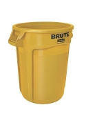 Container Brute cu canale de ventilare 121.1 L, galben