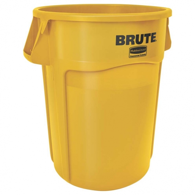 Container Brute cu canale de ventilare 166.5 L, galben