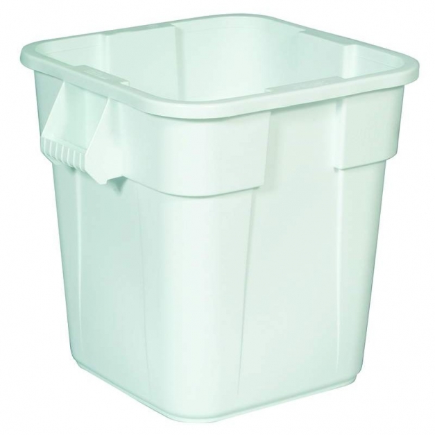 Container Brute patrat 106 L, alb