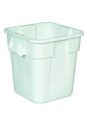 Container Brute patrat 106 L, alb