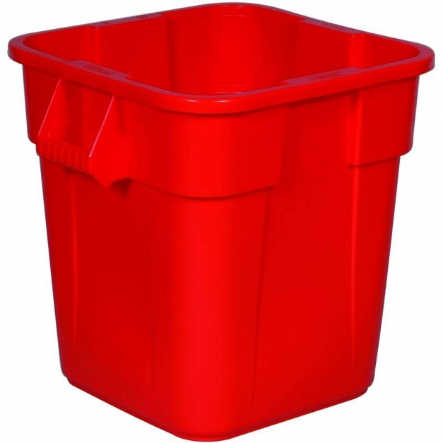 Container Brute patrat 106 L, rosu