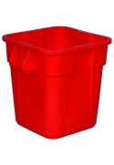 Container Brute patrat 106 L, rosu