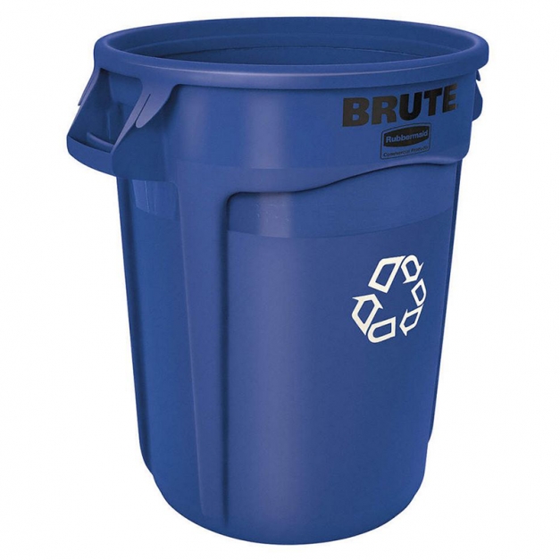 Container Brute cu canale de ventilare reciclare deseuri 121.1 L, albastru