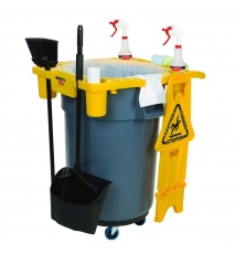 Suport accesorii container Brute 166.5 L, galben