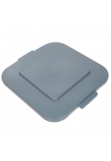 Capac container Brute patrat 151.4 L, gri