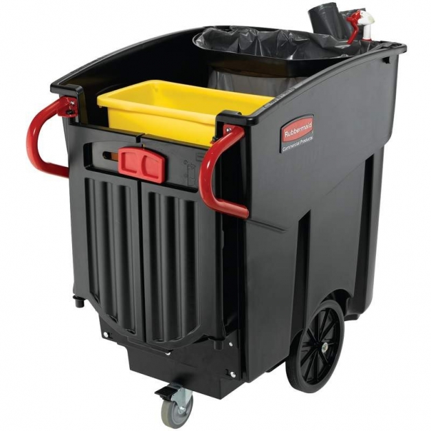 Colector deseuri mobil Mega Brute 450 L, negru