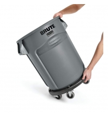 Carucior containere Brute 113.4 kg negru