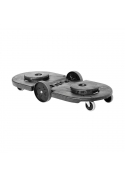 Carucior dublu pentru containere Brute, negru