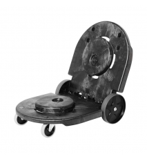Carucior dublu pentru containere Brute, negru