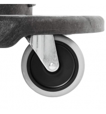 Carucior dublu pentru containere Brute, negru