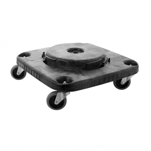 Carucior patrat containere Brute 113.4 kg negru