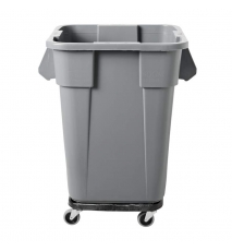 Carucior patrat containere Brute 113.4 kg negru