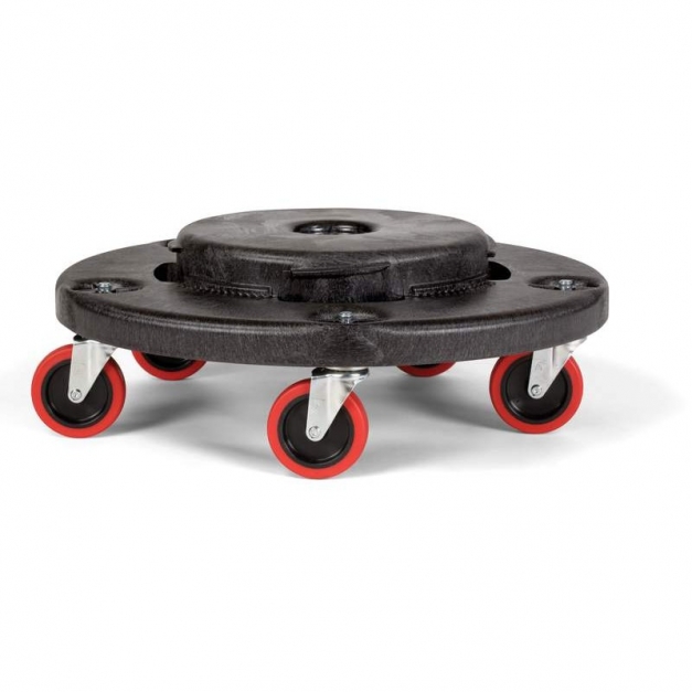 Carucior silentios containere Brute 113.4 kg, negru