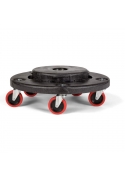 Carucior silentios containere Brute 113.4 kg, negru