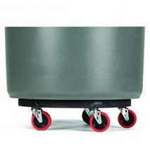 Carucior silentios containere Brute 113.4 kg, negru