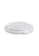 Capac pentru container mediu rotund Titan 85L,alb