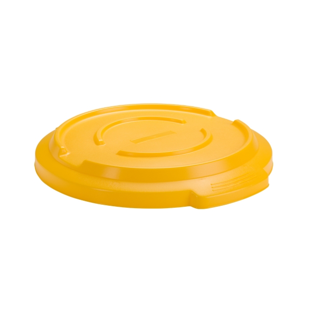 Capac pentru container mediu rotund Titan 85L,galben Capac pentru container mediu rotund Titan 85L,galben