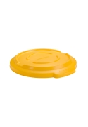 Capac pentru container mediu rotund Titan 85L,galben