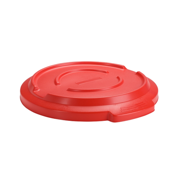 Capac pentru container mediu rotund Titan 85L,rosu