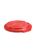 Capac pentru container mediu rotund Titan 85L,rosu