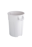 Container mare rotund Titan 120L, alb
